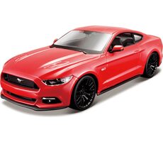 Maisto Ford Mustang GT 2015 červená / měřítko 1:24 / od 3 let