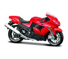 Maisto Kawasaki Ninja ZX-14R červená / měřítko 1:18 / od 3 let