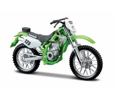 Maisto Kawasaki KLX 250SR zelená / měřítko 1:18 / od 3 let
