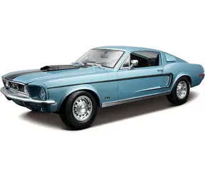 Maisto Ford Mustang GT Cobra Jet FB 1968 modrá / měřítko 1:18 / od 3 let