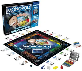 Hasbro Monopoly Super elektronické bankovnictví CZ verze / Délka hry: 60+ minut / Počet hráčů: 2-4 / od 8 let
