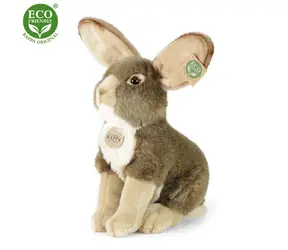 RAPPA Plyšový zajíc 30 cm / ECO-FRIENDLY / od 0 měsíců