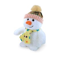 RAPPA Plyšový sněhulák 26 cm / od 0 měsíců