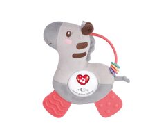 RAPPA Plyšová zebra se světlem a zvuky / od 0 měsíců