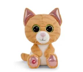 NICI Glubschis plyš Kočka mourovatá Tabbrey 15cm / GREEN kolekce / od 0 měsíců