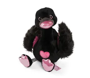 NICI plyš Love Černá labuť 50cm / GREEN kolekce / od 0 měsíců