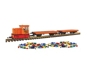 Piko 37155 Startovací sada - Stavebnicový vlak s dieselovou lokomotivou (RC) / Měřítko:G(1:22.5) 