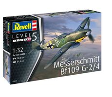 Revell 03829 Messerschmitt Bf109G-2/4 / Plastikový model / 1:32 / Počet dílků 184 / Obtížnost 5
