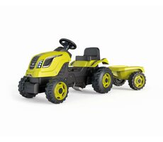 Smoby Šlapací traktor Farmer XL s vozíkem zelená / od 3 let