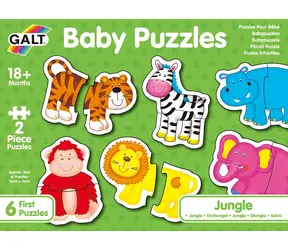 GALT Puzzle pro nejmenší – zvířátka v džungli 2. / od 3 let