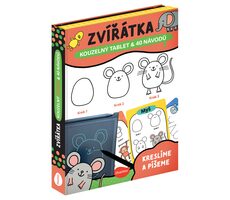 Presco Group Ella&Max Kouzelný tablet & 40 návodů – ZVÍŘÁTKA / Jazyková verze: CZ / od 3 let