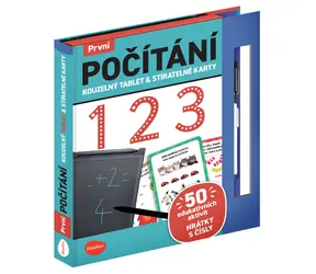 Presco Group Ella&Max Kouzelný tablet & stíratelné karty – První POČÍTÁNÍ / Jazyková verze: CZ / od 3 let