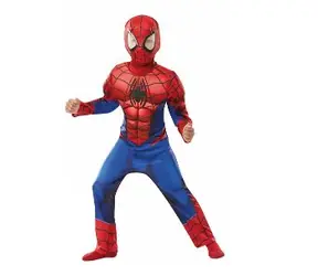 Rubies Spiderman Deluxe - vel. M / od 5 - 6 let