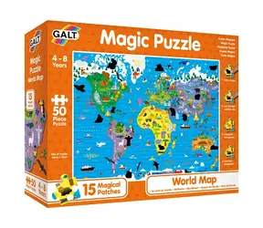 Galt Magické puzzle - Mapa světa / od 4 let