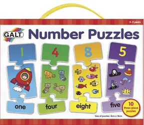 GALT Puzzle – moje první anglické číslice 2. / od 3 - 5 let