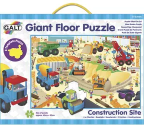 GALT Velké podlahové puzzle – na staveništi / od 3 let