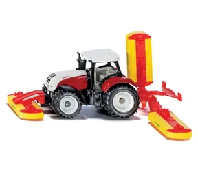 SIKU Blister - traktor Steyr se sekacími nástavci / od 3 let