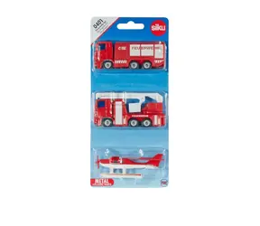 SIKU Blister set - hasičský set 3 ks / od 3 let