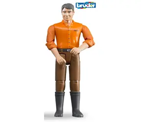 Bruder 60007 Figurka muž ve hnědých kalhotách / od 4 let