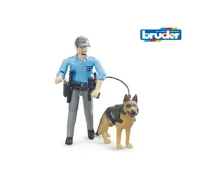 Bruder 62150 Policista se psem / 1:16 / od 4 let