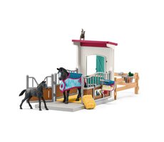 Schleich Horse Club 42611 Box pro koně s klisnou a hříbětem / od 3 let