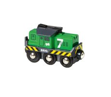 BRIO Elektrická lokomotiva zelená / od 3 let