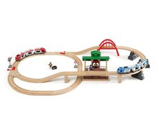 BRIO Vláčkodráha velká s výhybkami a nástupištěm 42 dílů / od 3 let