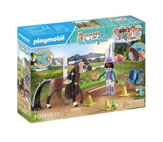 Playmobil® Horses of Waterfall 71355 Zoe & Blaze s turnajovým hřištem / Počet dílků: 67 / od 5 let
