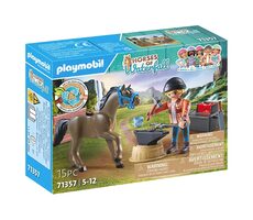 Playmobil® Horses of Waterfall Farář Ben a Achilles / Počet dílků: 15 / od 5 let