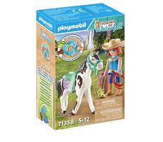 Playmobil® Horses of Waterfall 71358 Ellie & Sawdust s westernovým cvičením / Počet dílků: 16 / od 5 let
