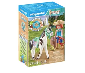 Playmobil® Horses of Waterfall 71358 Ellie & Sawdust s westernovým cvičením / Počet dílků: 16 / od 5 let