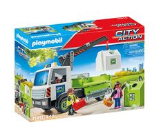 Playmobil® City Action 71431 Vůz na přepravu skla s kontejnerem / Počet dílků: 62 / od 4 let