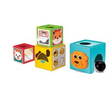 B-KIDS Skládací kostky Busy Baby Stackers / od 9 měsíců