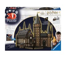 Ravensburger 3D Puzzle - Harry Potter: Bradavický hrad - Velká síň (Noční edice) / 540 dílků / od 10 let