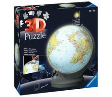 Ravensburger 3D Puzzle - Puzzle-Ball Svítící globus / 540 dílků / od 10 let