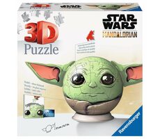 Ravensburger 3D Puzzle - Puzzle-Ball Star Wars: Baby Yoda s ušima / 72 dílků / od 6 let