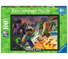 Ravensburger - Puzzle - Minecraft: Monstra z Minecraftu / 100 dílků / od 6 let