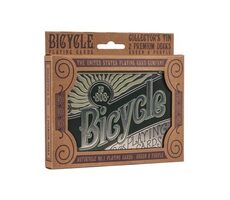 Bicycle Hrací karty ve sběratelské krabičce z kovu / 2 ks