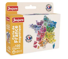Jeujura Magnetická mapa Francie / od 3 let