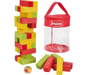 Jeujura Dřevěná jenga velká 36 dílů / od 3 let