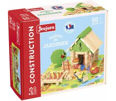 Jeujura Dřevěná stavebnice 50 dílů Zahrádkářství / od 5 let