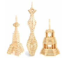 Jeujura Dřevěná stavebnice Técap 3XL 120 dílů / od 4 let