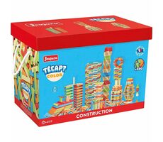 Jeujura Dřevěná stavebnice Técap Color 500 dílů / od 4 let