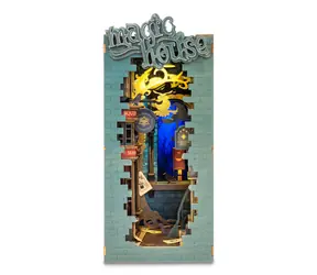 RoboTime Zarážka na knihy miniatura domečku Kouzelnická ulička / od 14 let