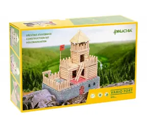 Walachia Dřevěná stavebnice Vario Fort / od 5 let / 194 dílů / Obtížnost: nízká