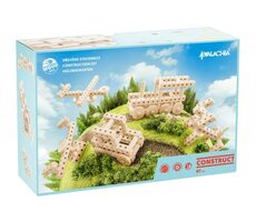 Walachia Dřevěná skládací stavebnice CONSTRUCT 67 dílů / od 3 let / 67 dílů / Obtížnost: nízká 