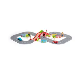 Bigjigs Rail Dřevěná silnice osmička / od 3 let 