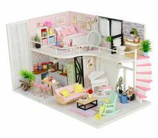 2Kids Toys miniatura domečku Dům Anniny růžové melodie / od 14 let