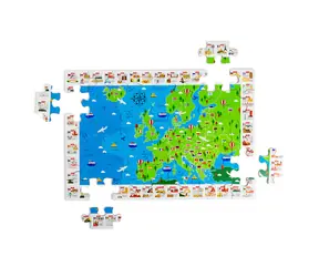 Bigjigs Toys Puzzle Evropské památky / od 2 let