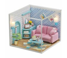 2Kids Toys miniatura domečku Slunný obývací pokoj / od 14 let